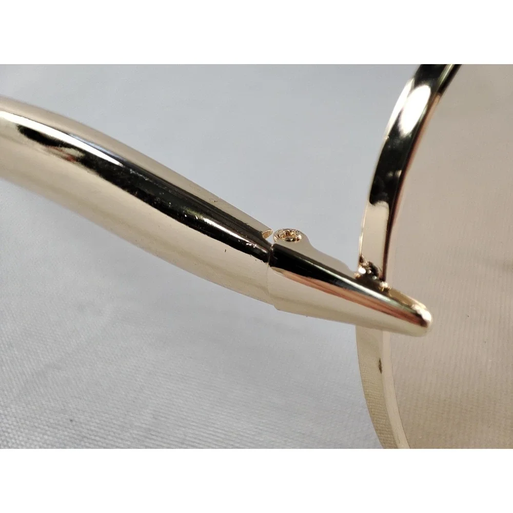 New Gold Aviator Sunglasses Brown Gradient Lens Metal Frame UV400 Pilot‎ Classic
